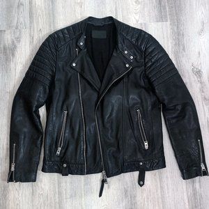 Allsaints Jasper Leather Biker Jacket